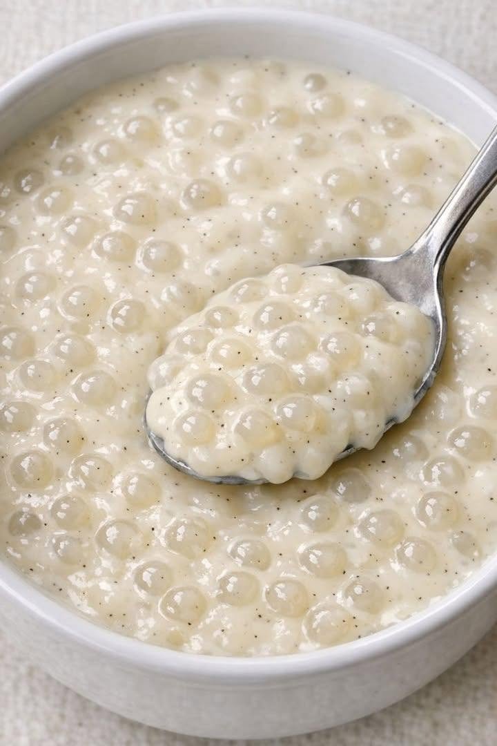 Slow Cooker Tapioca Pudding