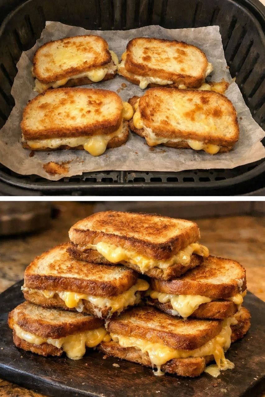 Air Fryer 3-Ingredient Cheese Toast