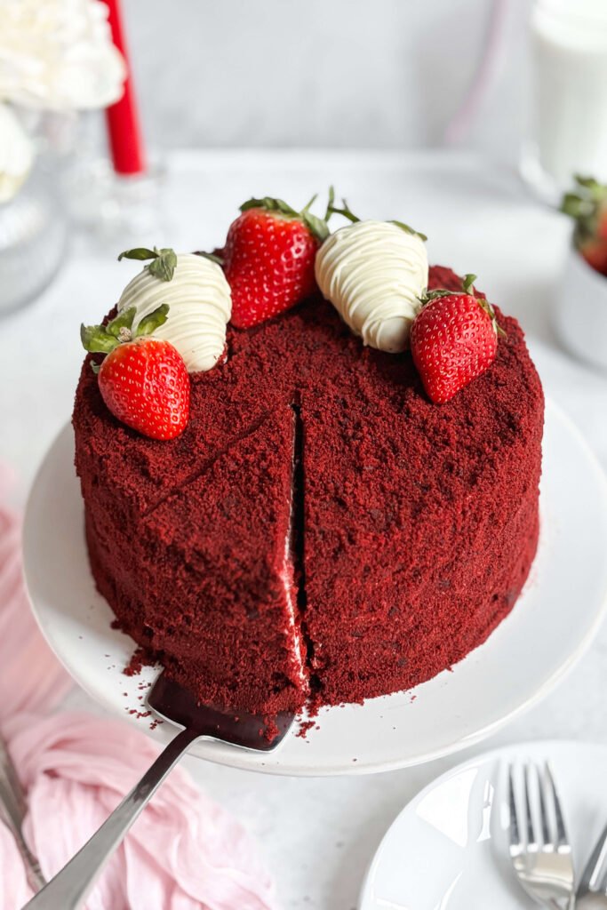 Strawberry Red Velvet Cake Recipe