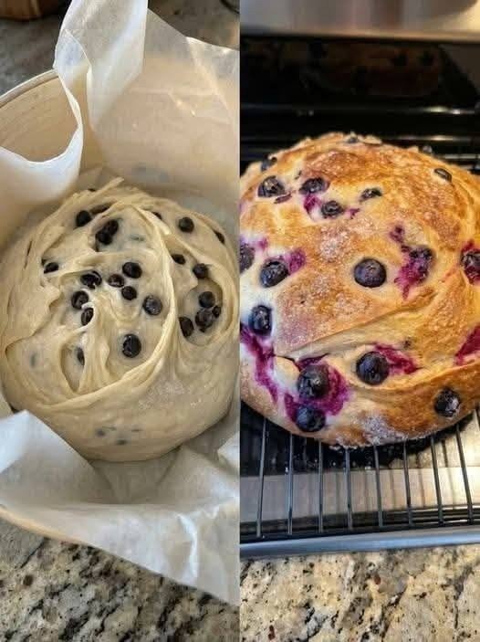Blueberry Sourdough Bread Recipe