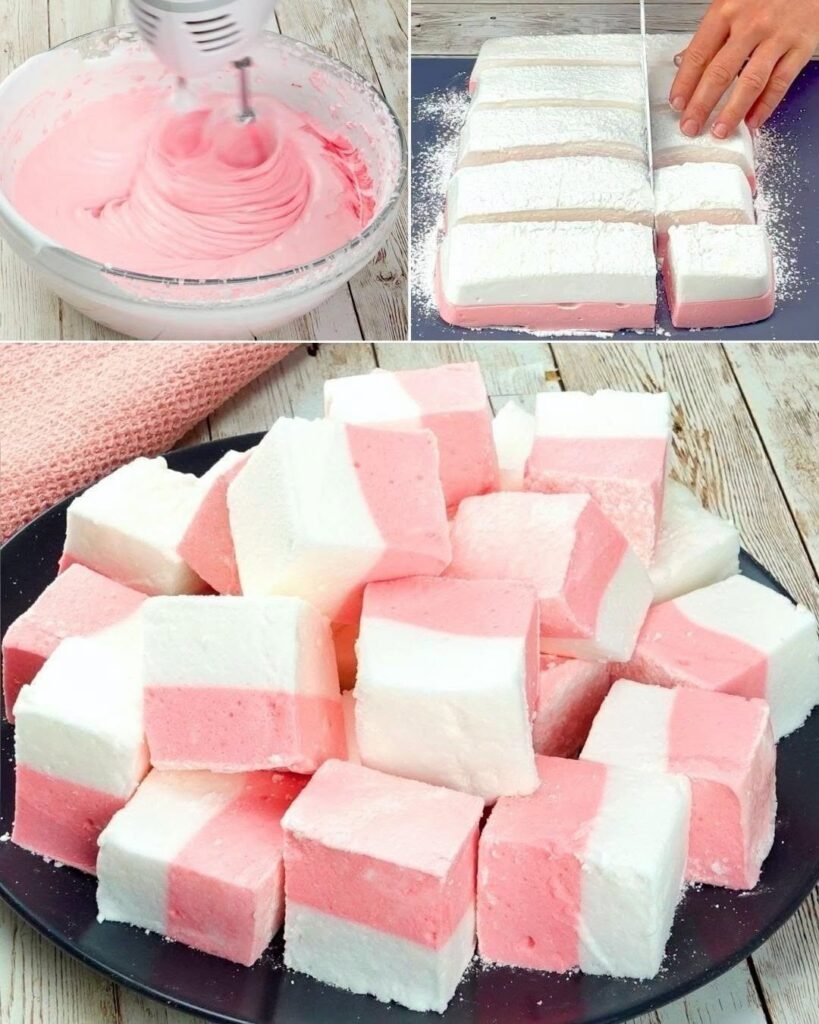 Strawberry Vanilla Marshmallows